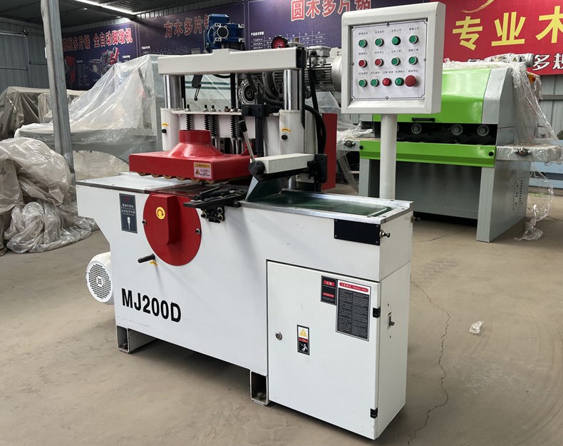 单轴升降方木多片锯